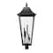 Z-Lite Gannon 5 Light Outdoor Post Mount Fixture, 16in. W x 40.25in. H, Black 5008PHXXLR-BK - alternate 5